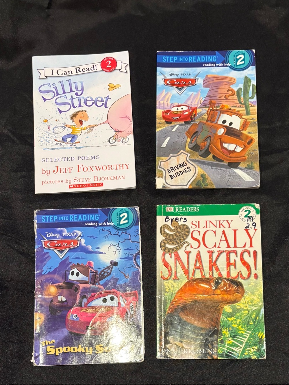 Lot of 4 Early Reader Books - Level 2